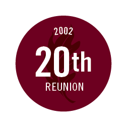 20th Reunion Button