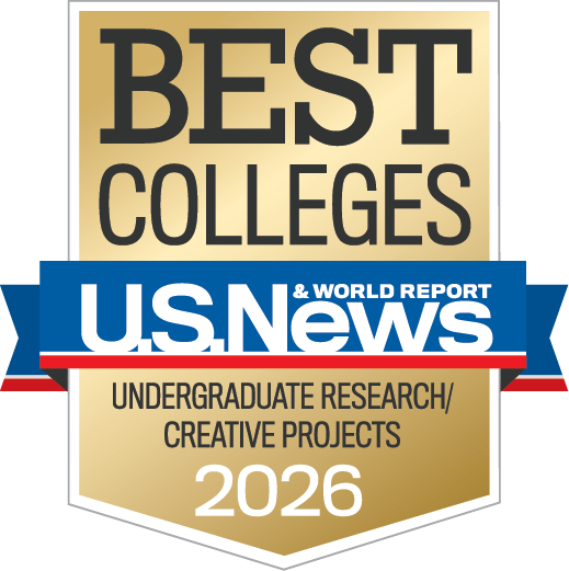 U.S. News & World Report Best Colleges badge image for Undergraduate Research/Creative Projects 2026