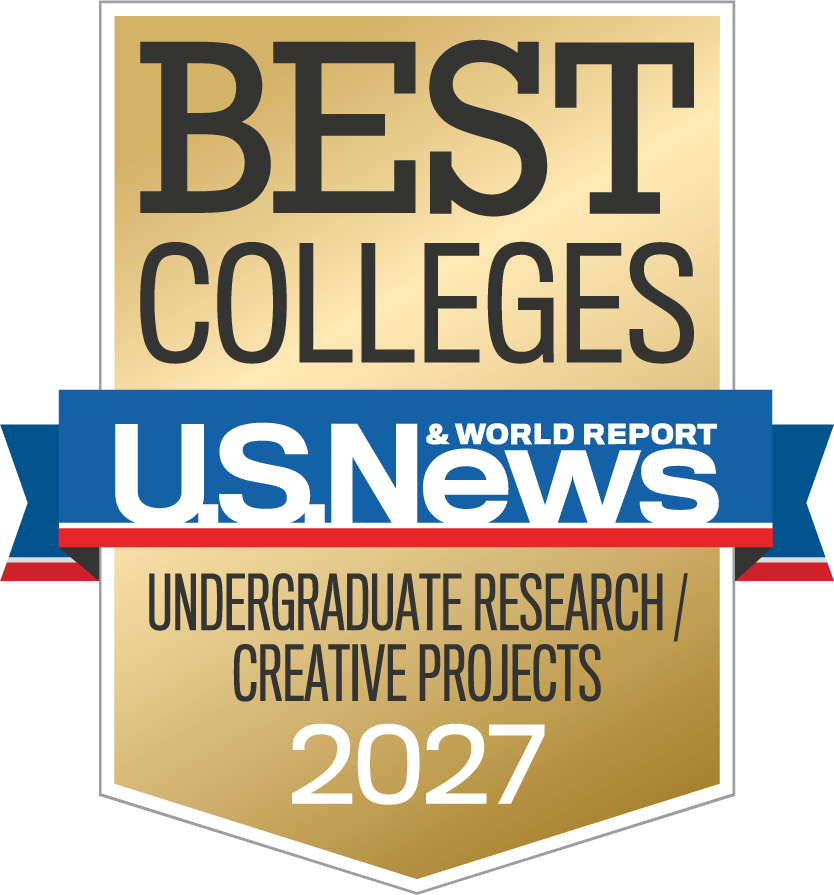 U.S. News & World Report Best Colleges badge image for Undergraduate Research/Creative Projects 2027