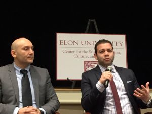 Outbab Khalil and Bassel Korkor.