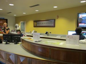 Picture of Moseley Center front desk