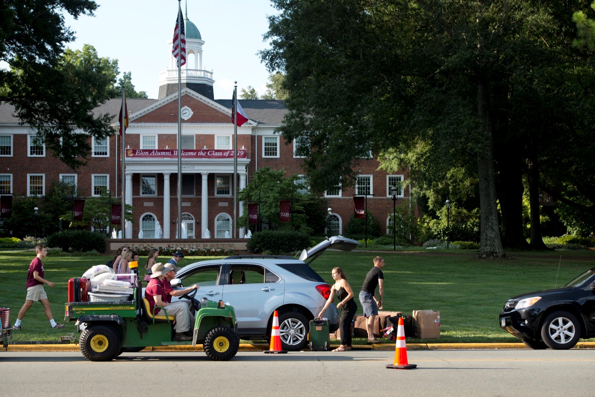 Largest class in Elon history moves to campus Today at Elon Elon University