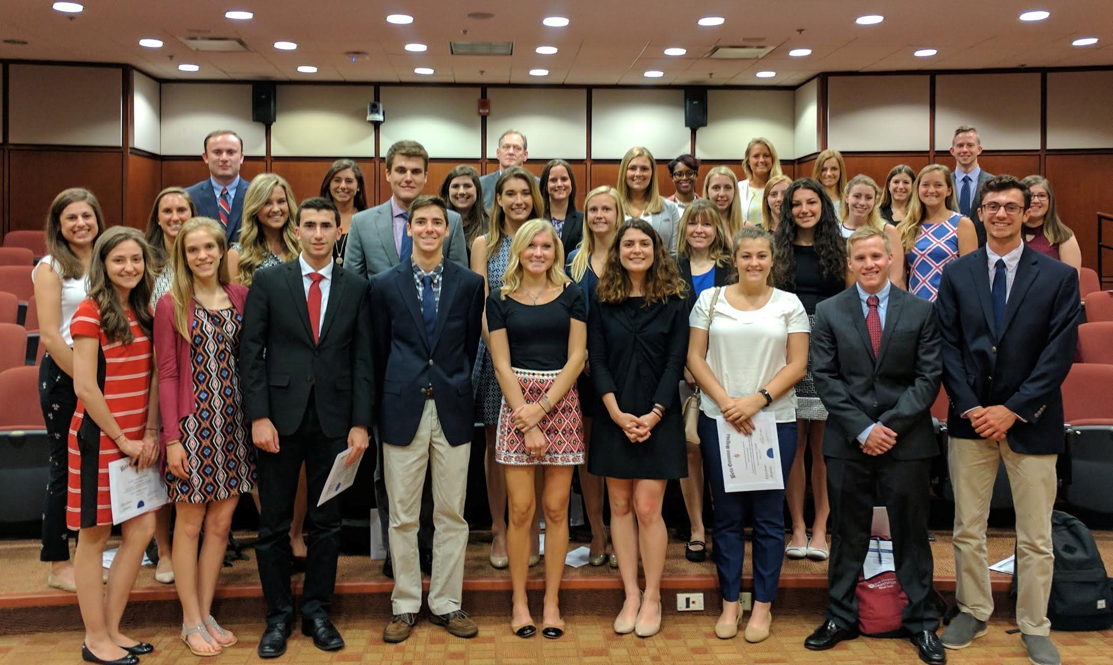 Beta Gamma Sigma Honor Society Welcomes New Inductees Today At Elon