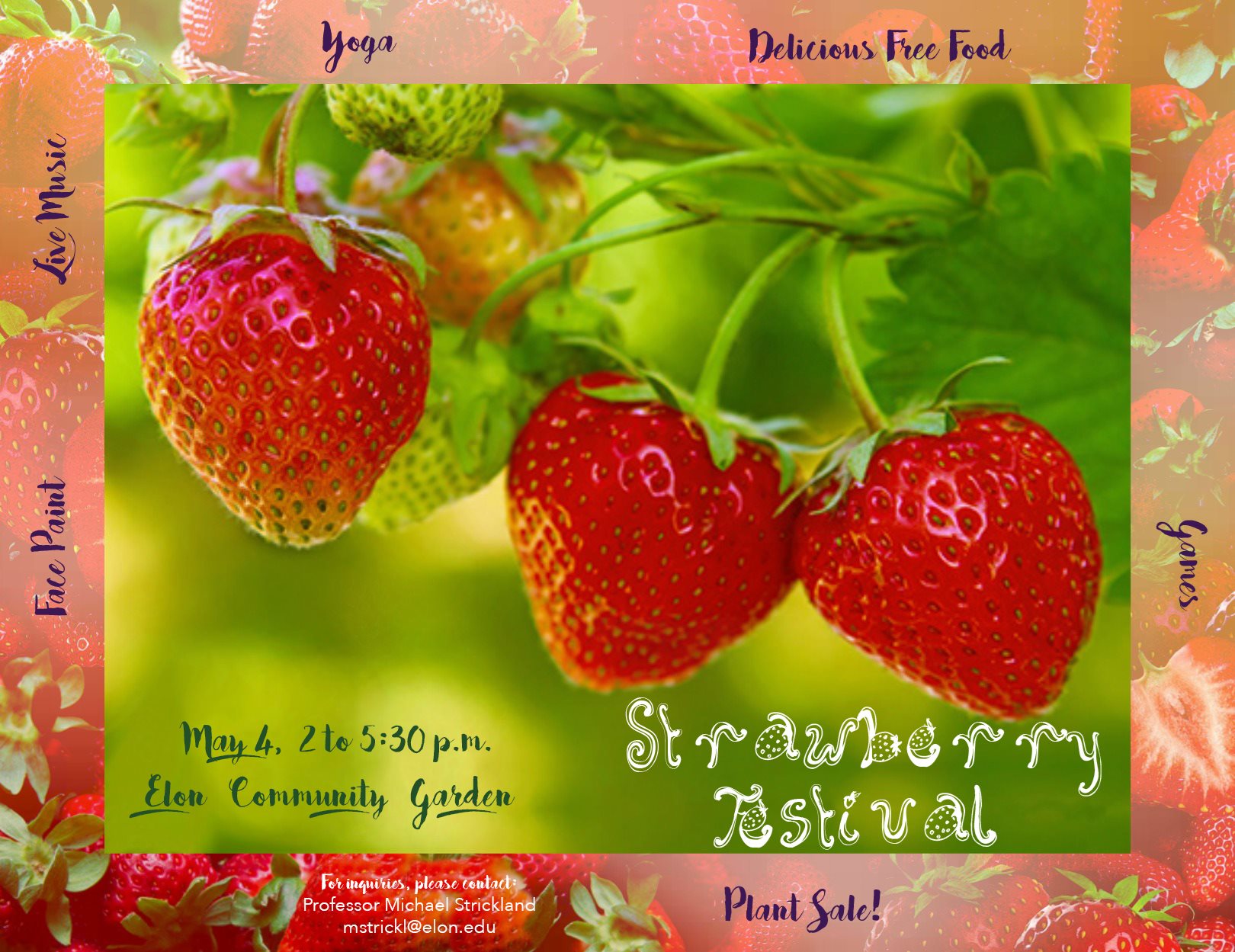 Elon Community Garden to host annual Strawberry Festival on May 4