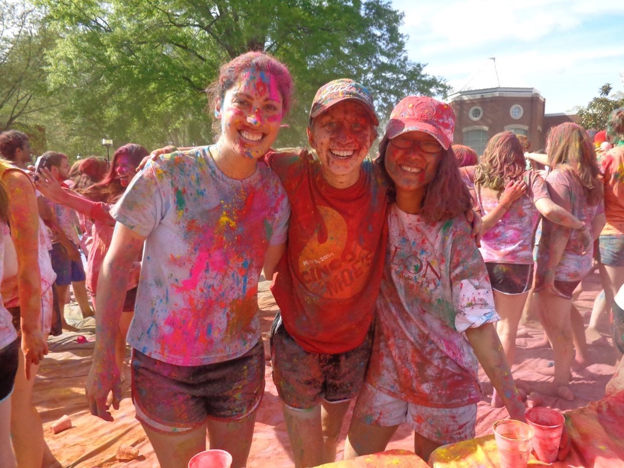 Holi Celebration | Today at Elon | Elon University