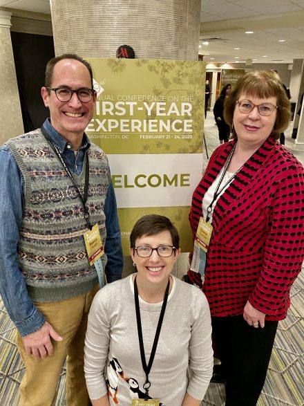 Rudd, Tennant, and LePors at FYE conference 2020
