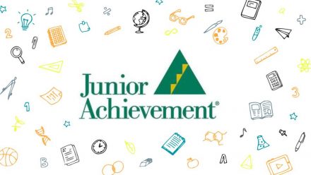 Junior Achievement cover slide to presentation