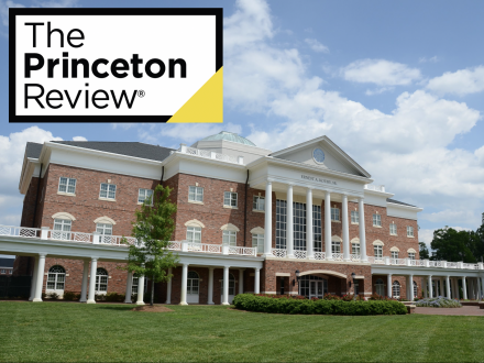 The Ernest A. Koury Sr. Center with The Princeton Review logo