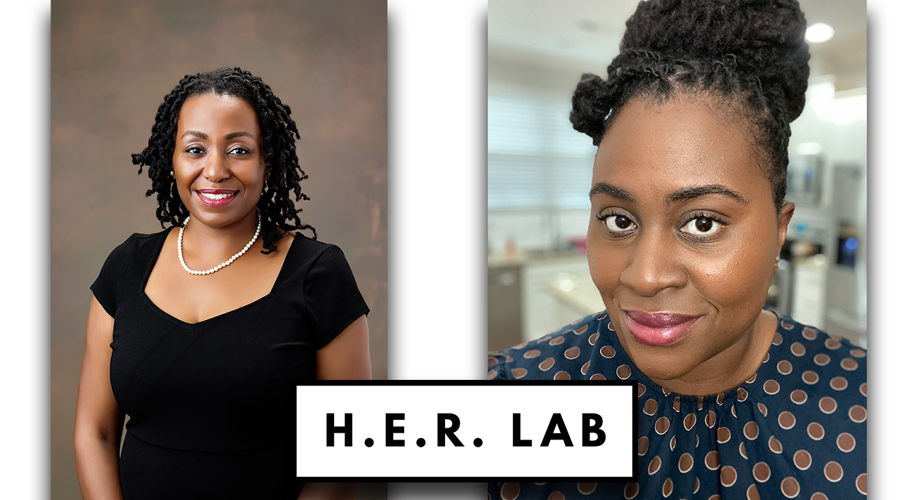 Associate Professor of Public Health Stephanie Baker, left, and Assistant Professor of Public Health Yanica Faustin established the Health Equity and Racism Lab in 2021.