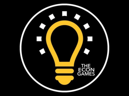 Econ Games logo. Image of lightbulb.