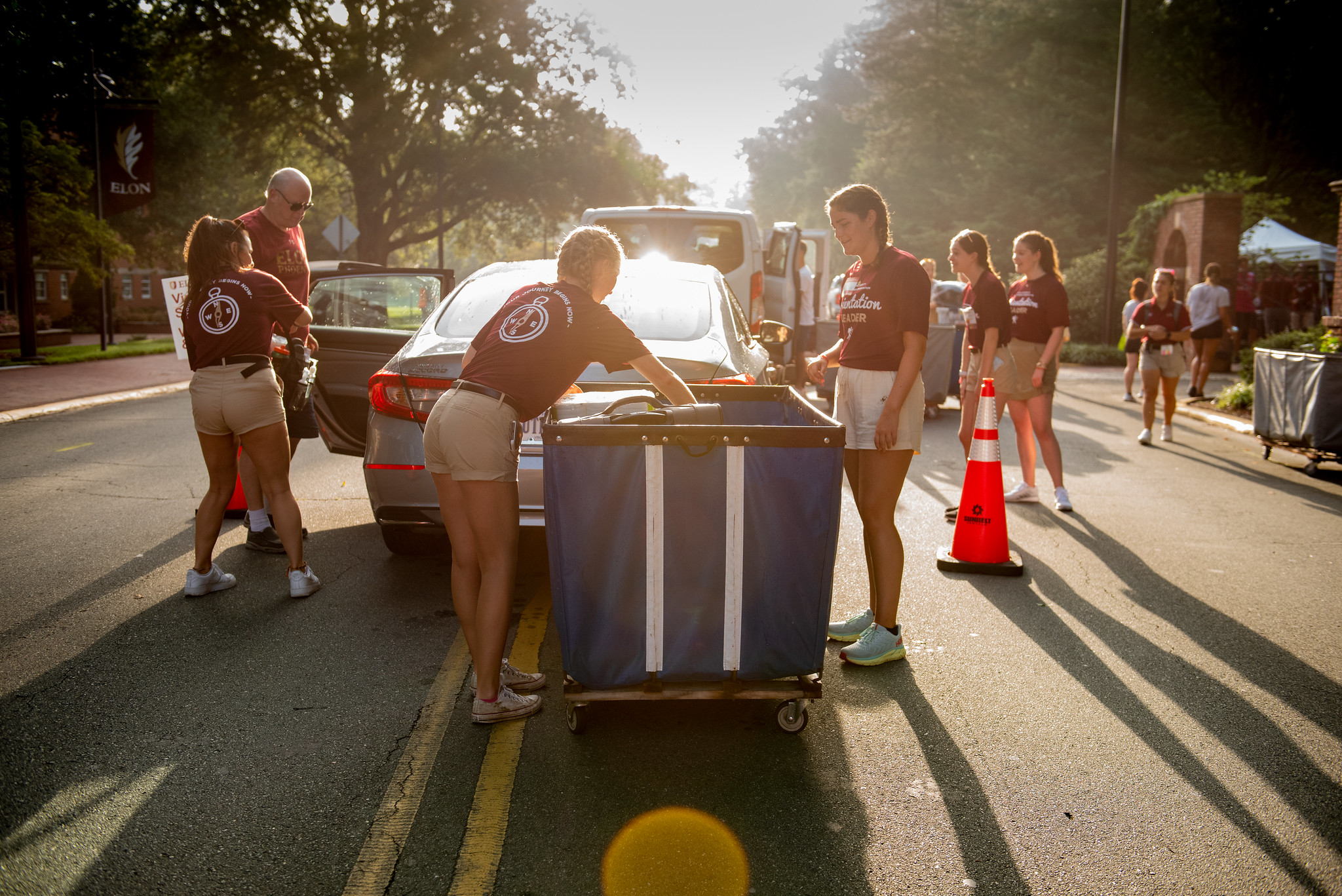 Elon University Today At Elon Moving In Class Of 2025 Arrives On Campus From Around The