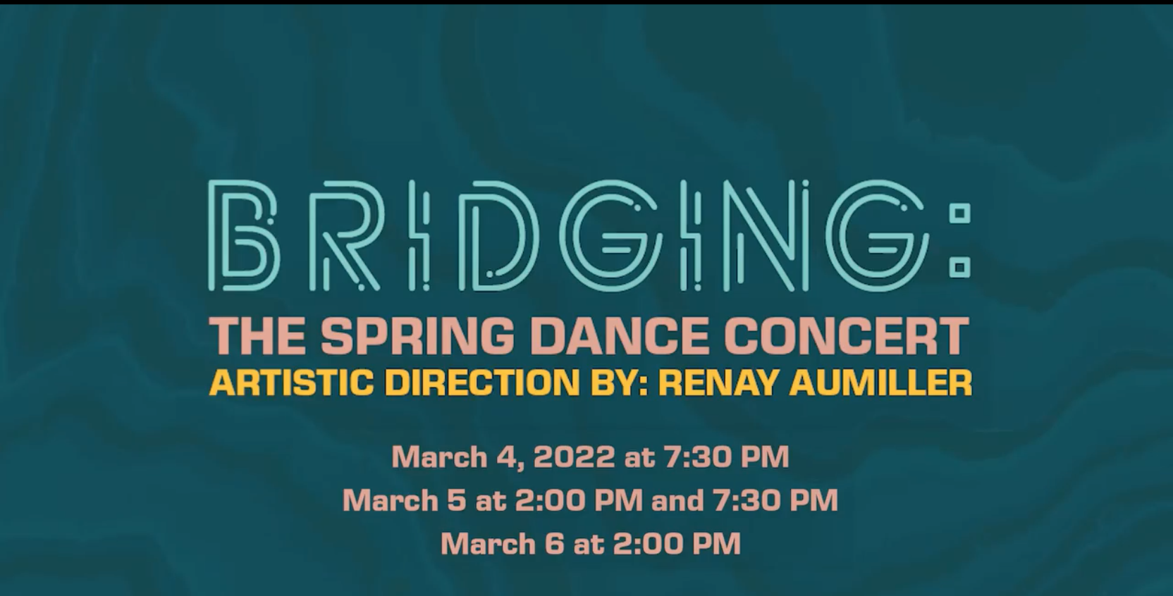 Elon University / Today at Elon / Department of Performing Arts veranstaltet „Bridging: the Spring Dance Concert“
