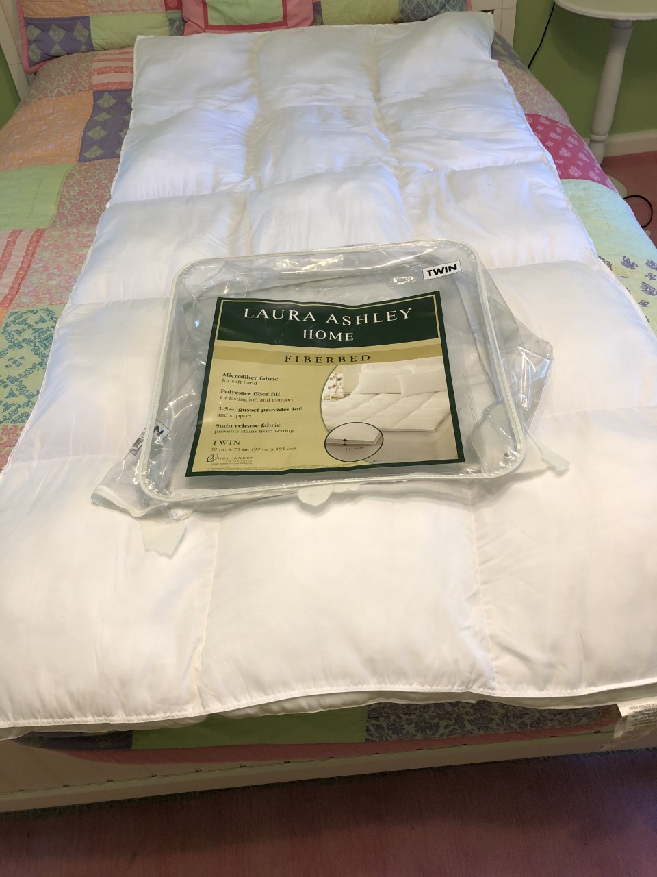 laura ashley fiberbed mattress topper