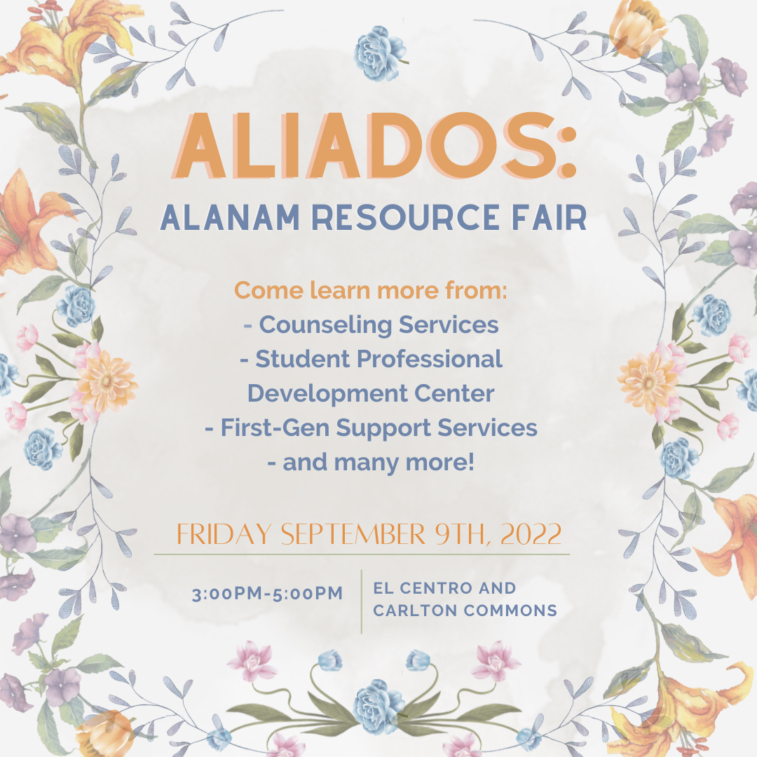 Alidos: ALANAM Resource Fair Flyer