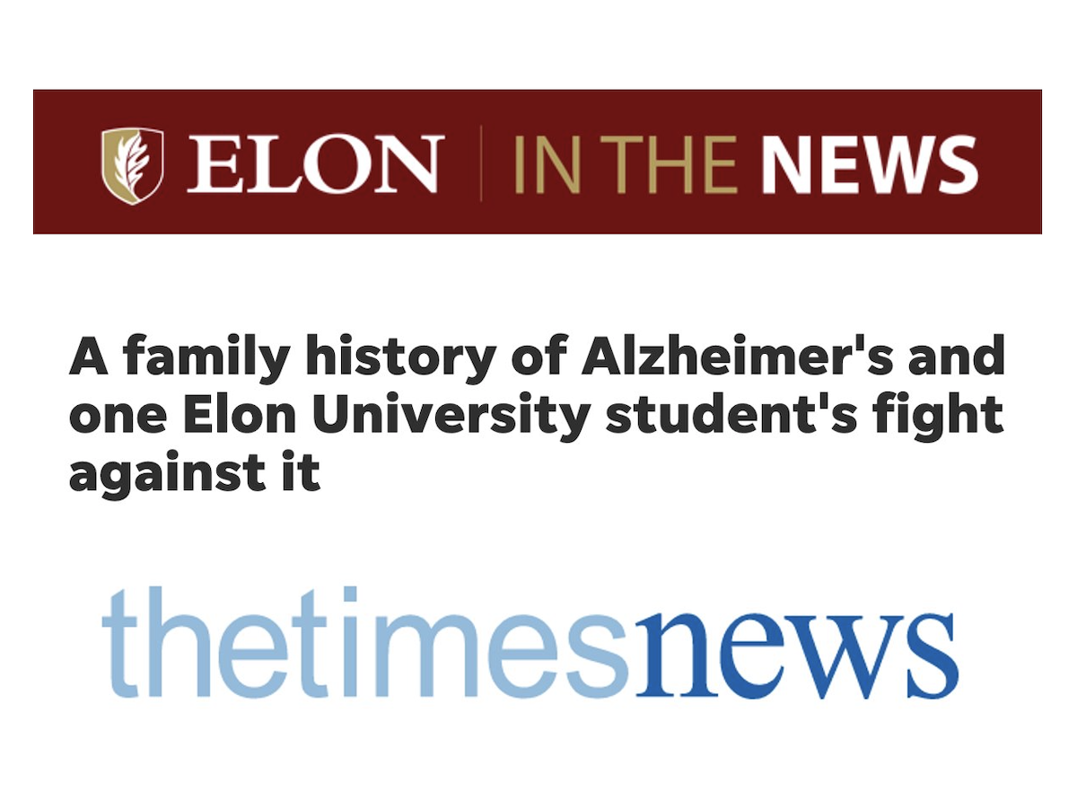 Burlington TimesNews features Elon senior Deighan Valko’s fight to end