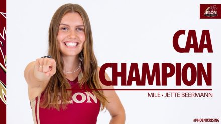 Jette Beermann CAA champion in the mile