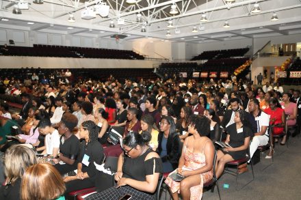 Students sitting at the 30th Annual Phillips-Perry Black Excellence Awards on Saturday April 22, 2023.