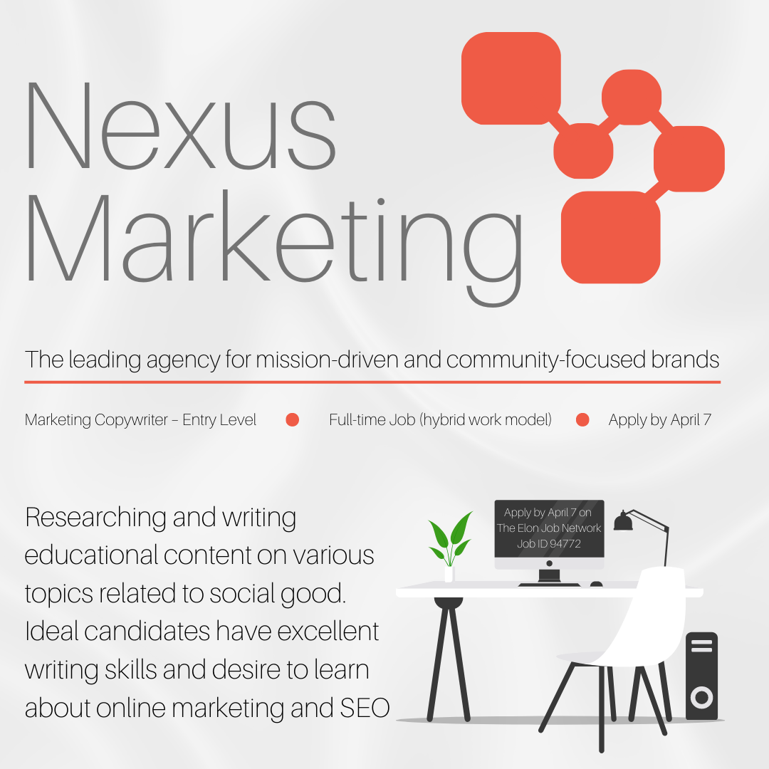 Apply to work at Nexus Marketing