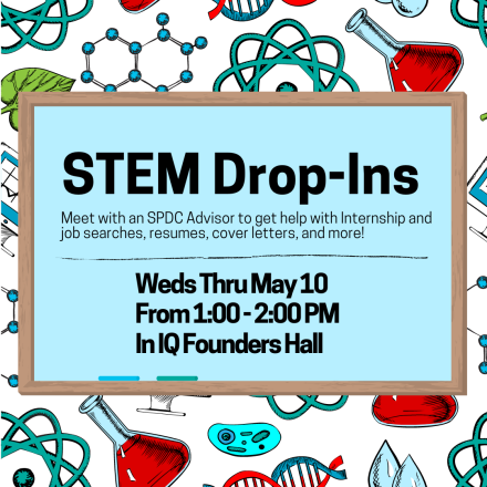 STEM Drop In Hours from 1-2 PM every Wednesday