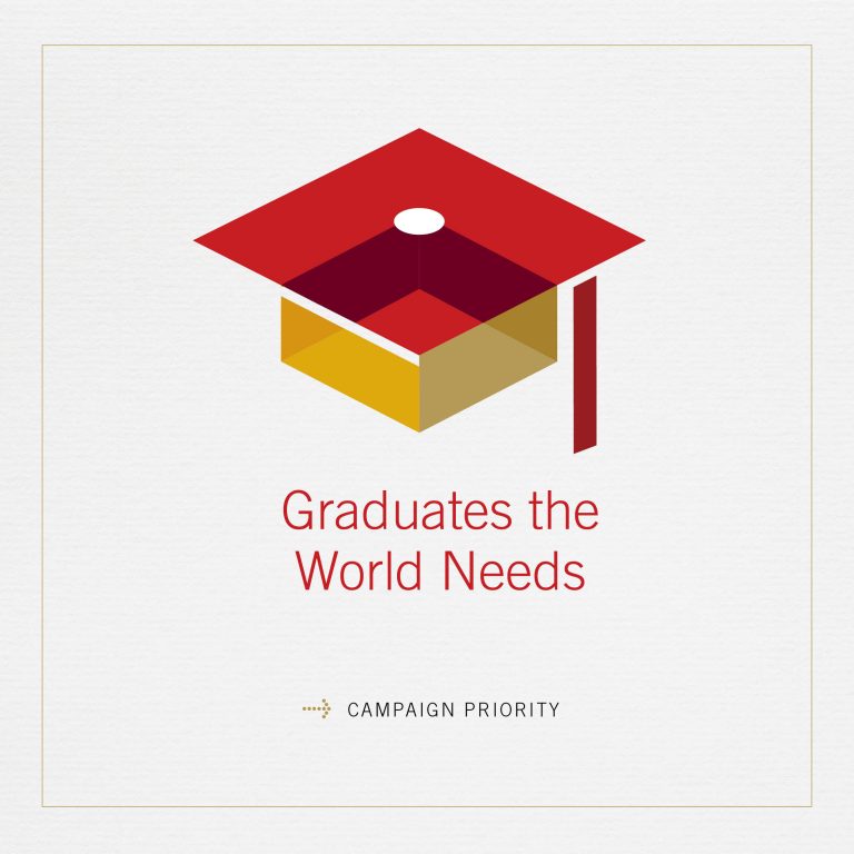 Graduates the World Needs was one of the priorities of the Elon LEADS Campaign