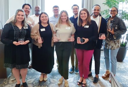 2023 Award recipients from the annual Student Life End-of-Year luncheon