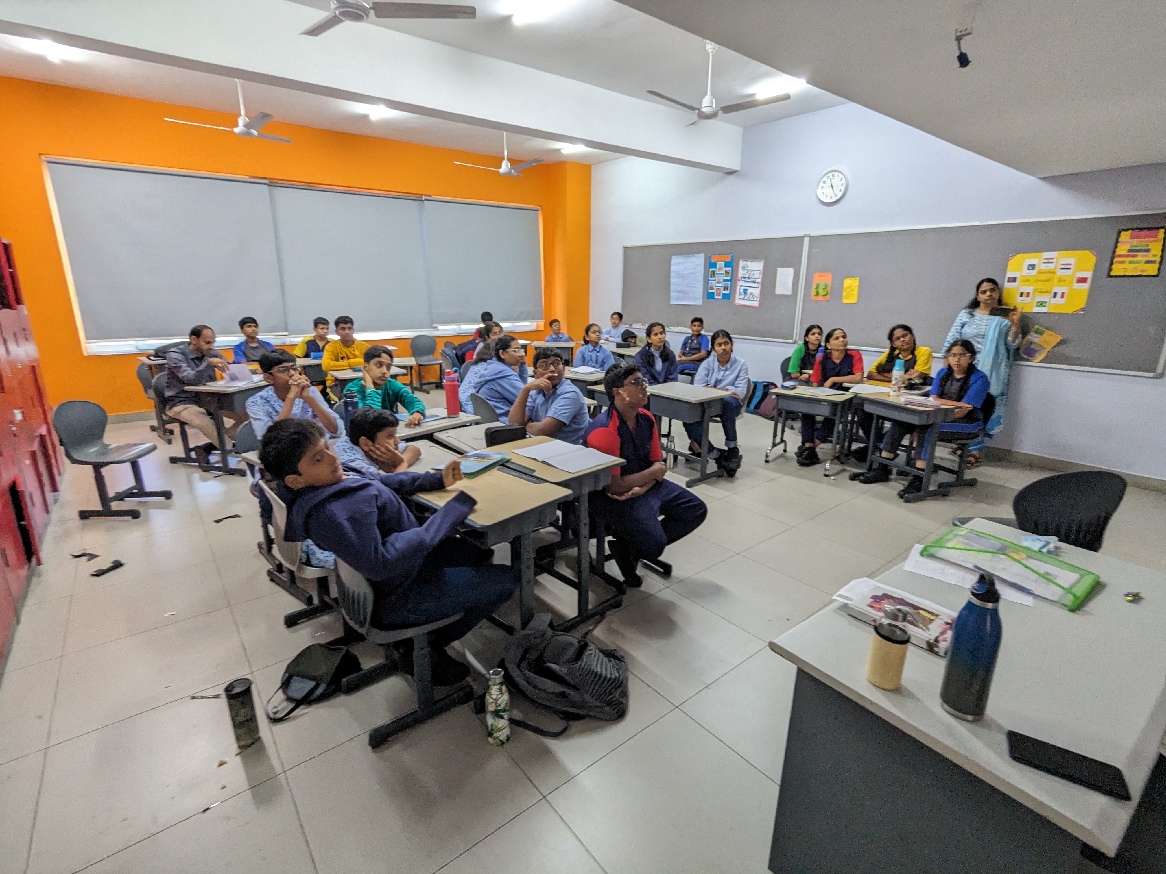 Associate Professor of Physical Therapy Education Srikant Vallabhajosula has worked with Preetha Bangalore, teacher at Ganges Valley School in Hyderabad, to talk to seventh and eighth graders about the science of biomechanics