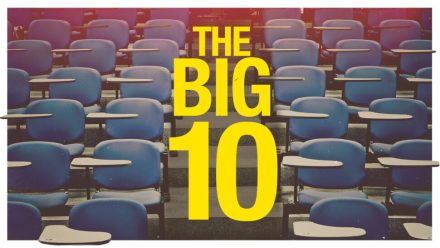 Playbill's "The Big 10" graphic.