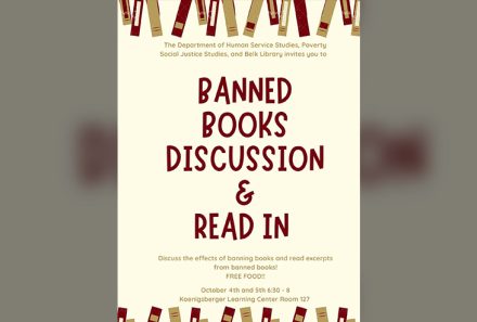 Banned Book Discussion & Read-in flyer