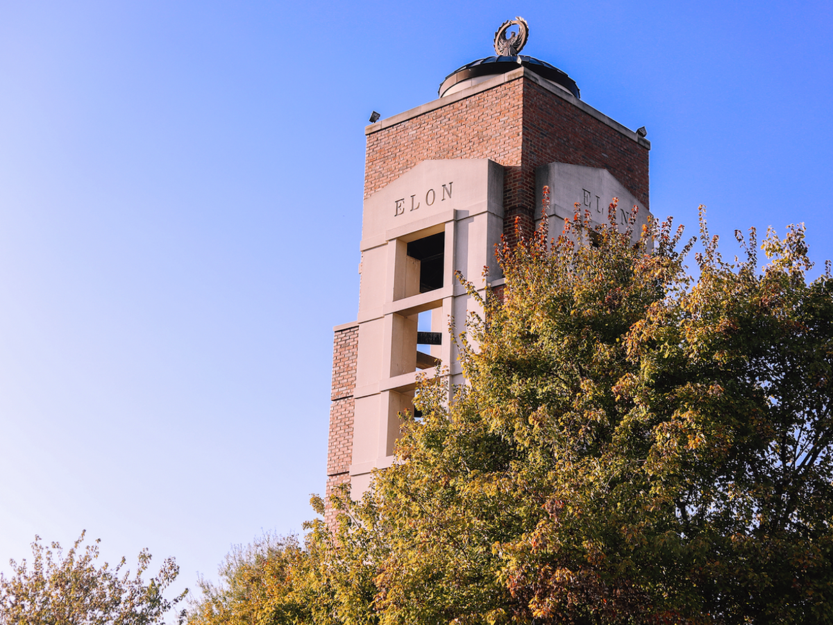 Alan White Bell Tower at Elon University