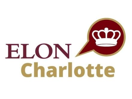 Elon Charlotte logo with crown