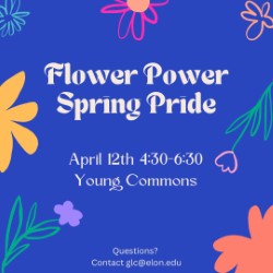 Flower Power Spring Pride promotional poster