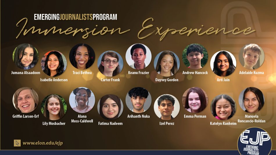Emerging Journalists Program cohort