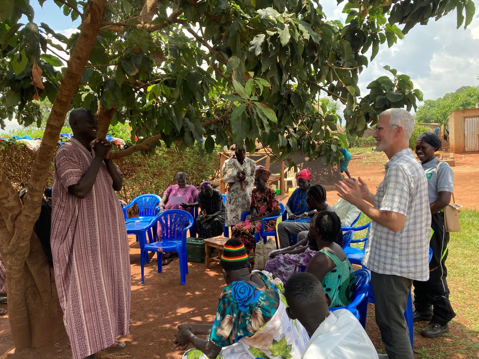 Elon Prof in Uganda representing a top school in US