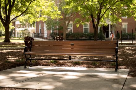 A bench dedicated to Jennifer Fish