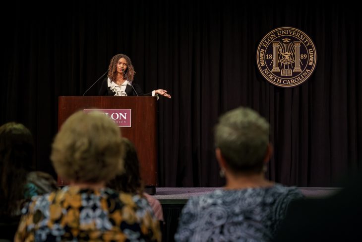 Leah Thomas gives lecture