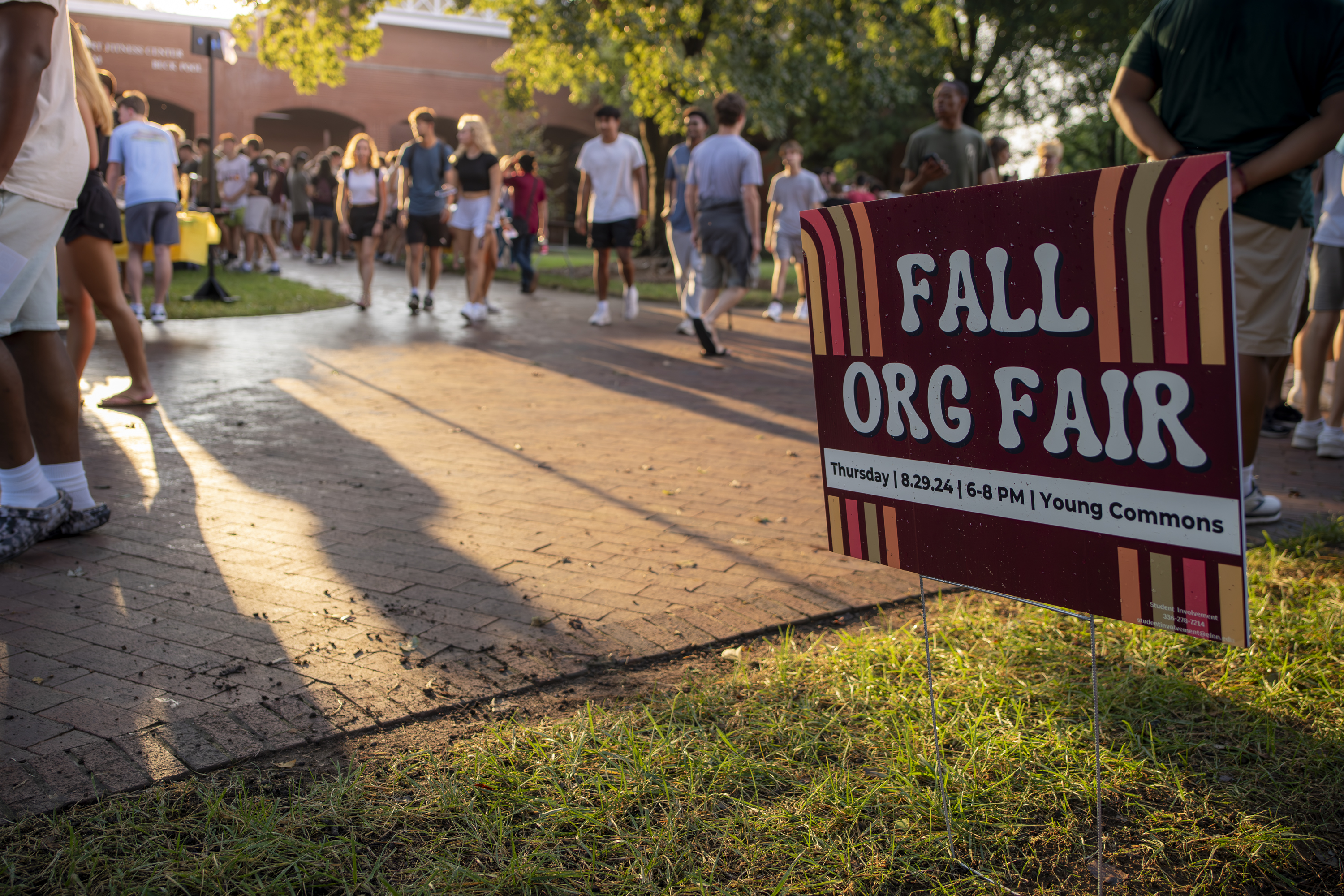 Fall Student Org Fair, Thursday, Aug. 29 on Young Commons.