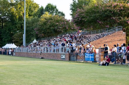 Elon women's soccer crowd vs. Queens, 8/25/24