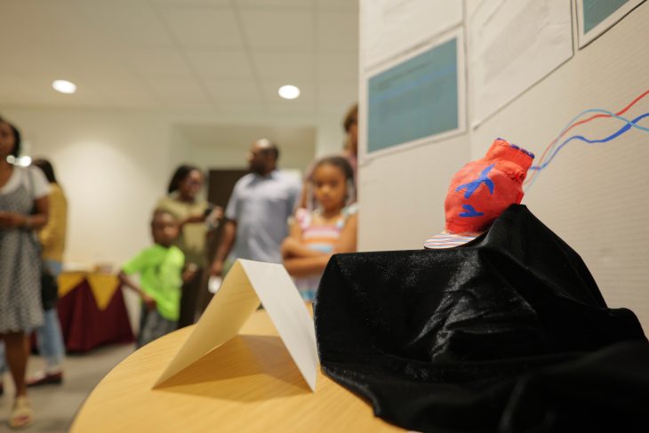 A replica of a heart made in Elon's MakerHub during the Start Early in Medicine program during summer 2024.