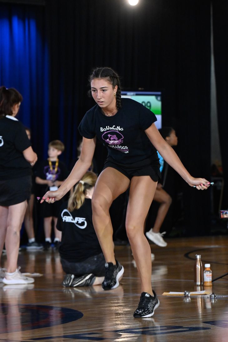 Addie Gilner jump roping