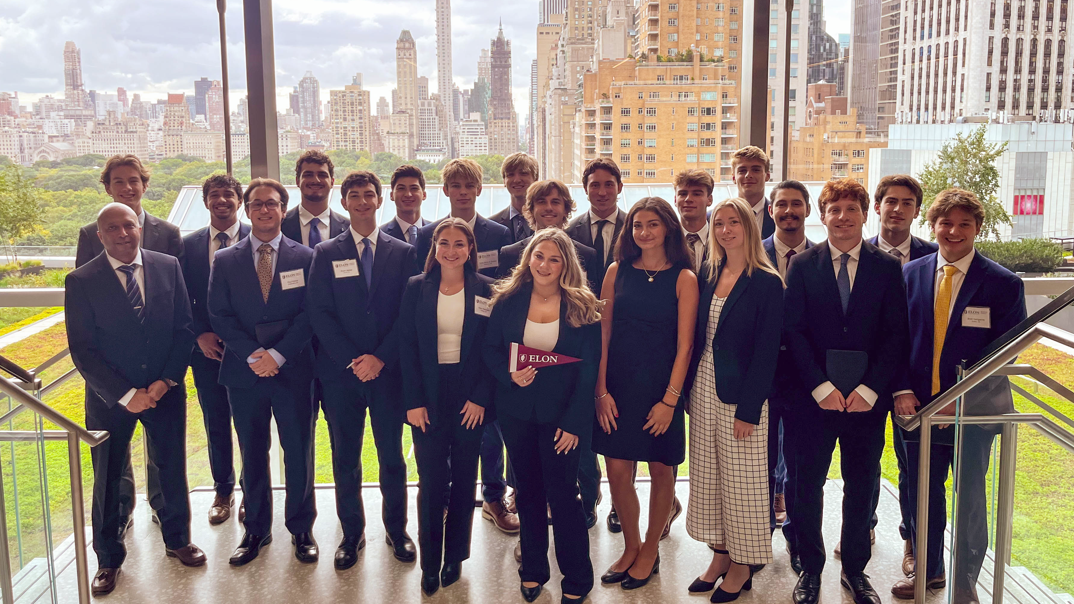 Elon Business Fellows visit New York City for immersive career experience