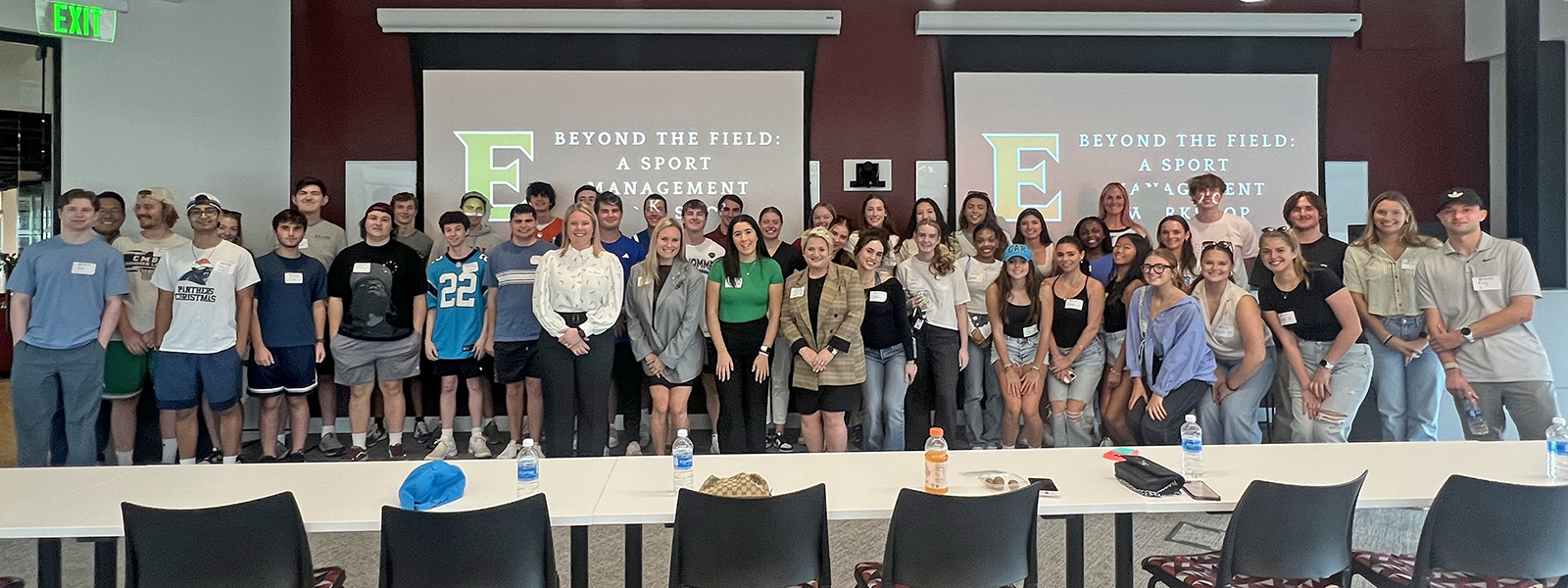 “Beyond the Field: A Sport Management Workshop" attendees group photo