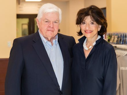 Elon University Trustee Vicky Hunt and her husband Sam Hunt