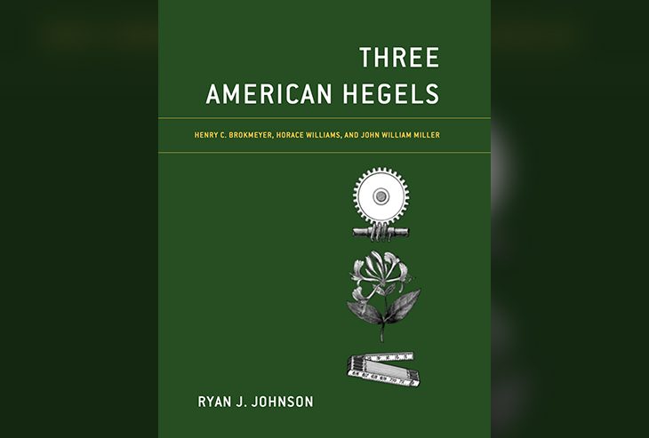 green book cover of three american hegels