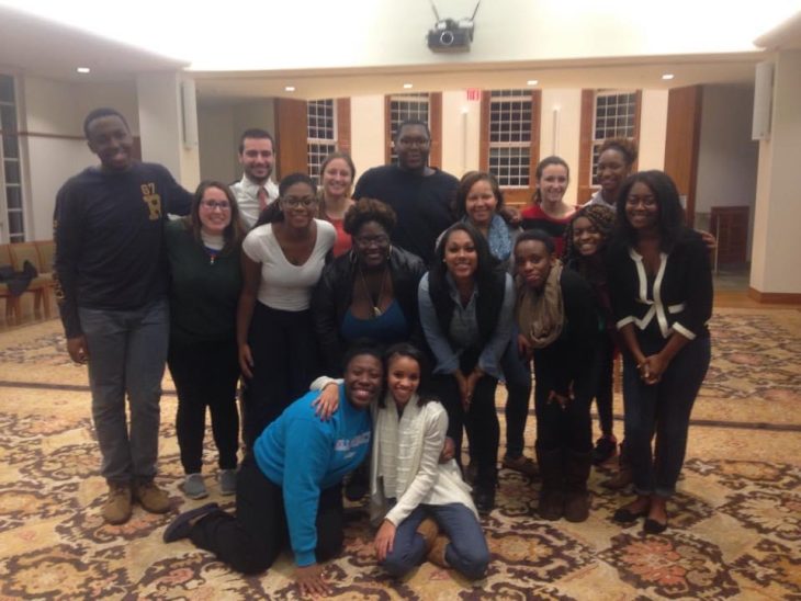 Alumni members of the Elon Gospel Choir