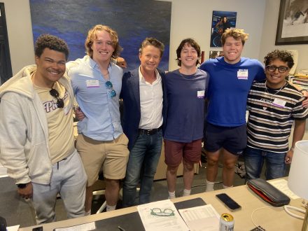 Elon students with Billy Bush