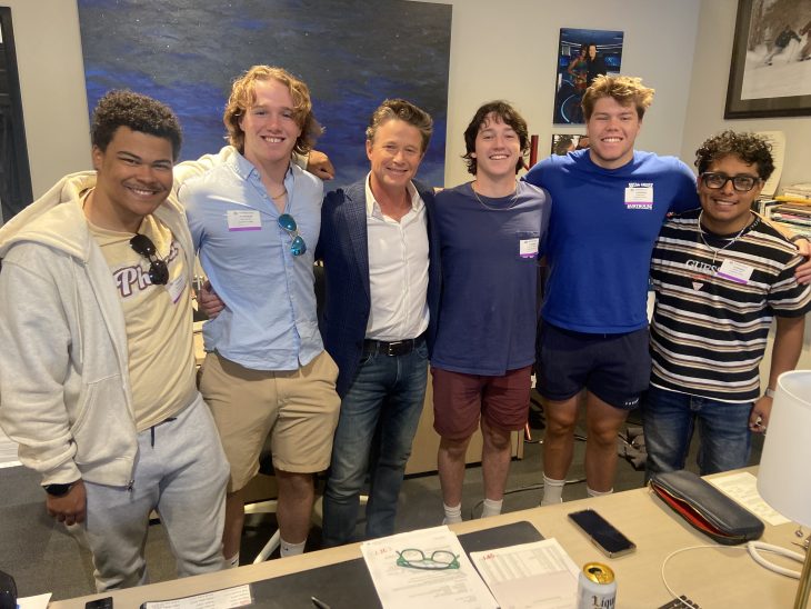 Elon students with Billy Bush