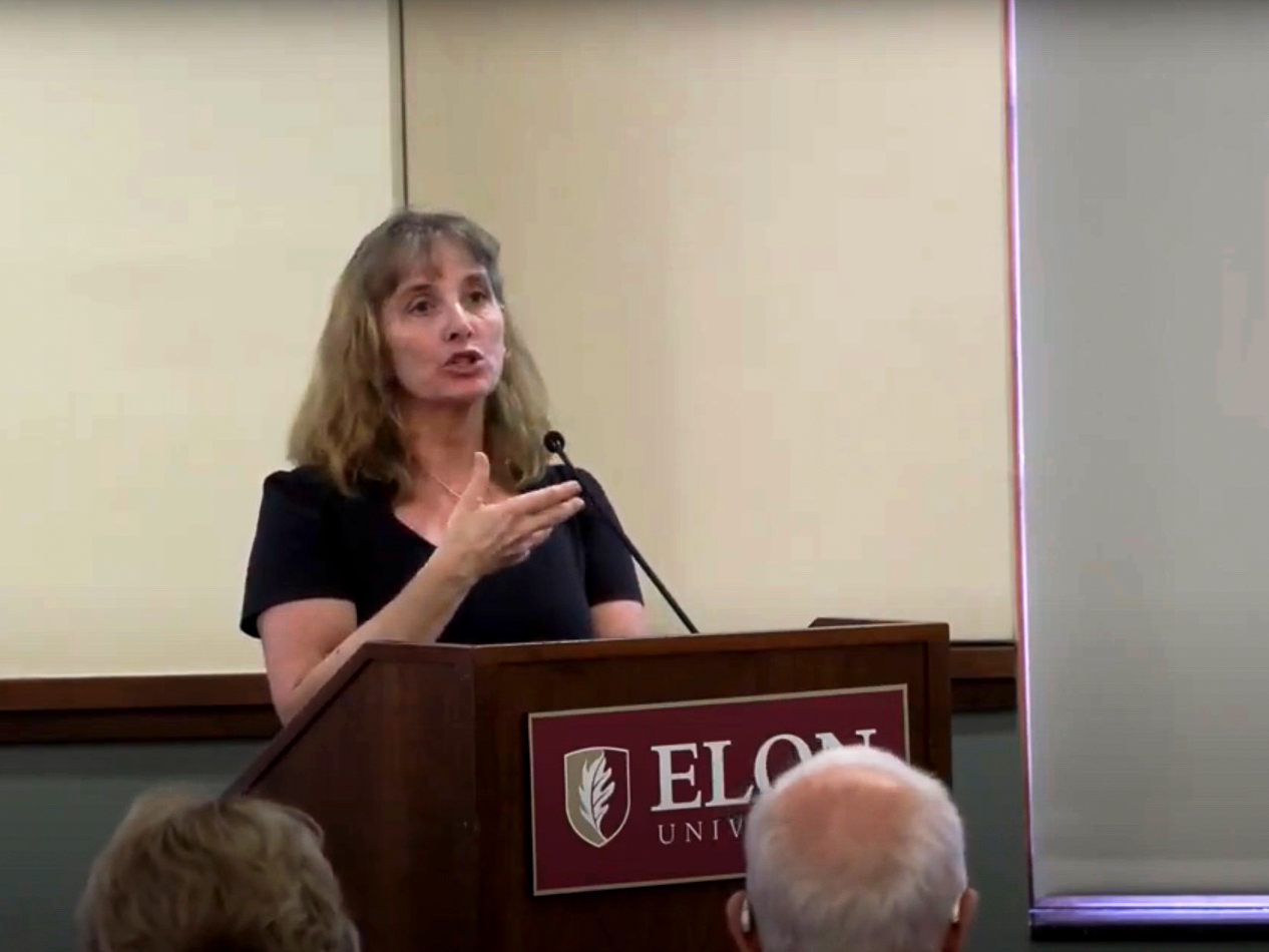 Missy Cummings shows risks of unfettered AI in Voices of Discovery lecture | Today at Elon