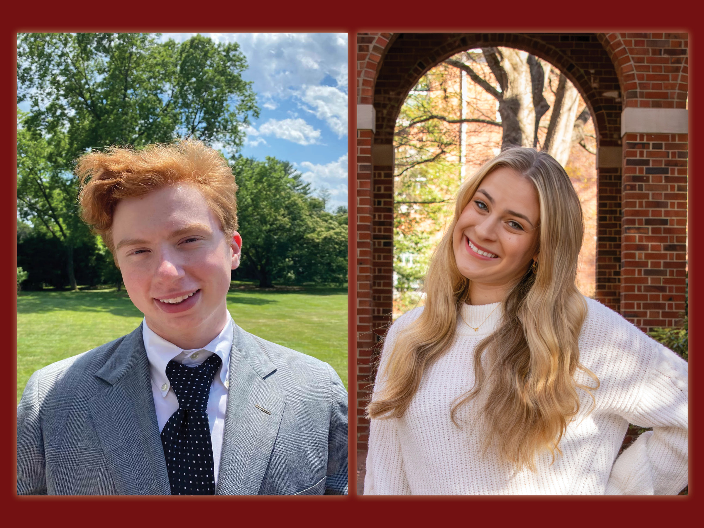 Photo of Elon Students Quinn Faller ‘26 and Jessica Wenner ‘25