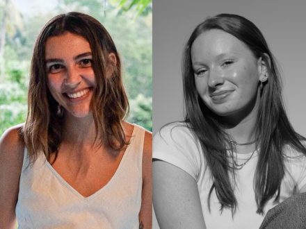 Elon students Ashley Josey ’25 (left) and Hannah Israel ’25