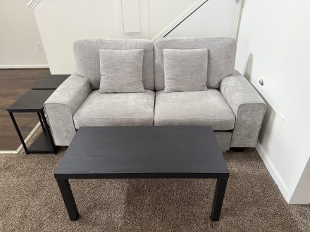 Gray sofa
